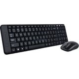 Logitech Wireless Combo MK220 set de bureau Layout EU (QWERTY), Rubberdome