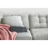 Logitech Wireless Touch K400 Plus, clavier Gris foncé, Layout BE