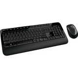 Microsoft Wireless Desktop 2000, clavier Noir, Layout BE, Rubberdome, Vente au détail