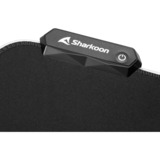 Sharkoon 1337 RGB V2 - 360, Tapis de souris gaming Noir, LED RGB