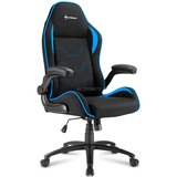 Sharkoon Elbrus 1 Siège de jeu universel Siège rembourré Noir, Bleu, Siège gaming Noir/Bleu, Siège de jeu universel, 120 kg, Siège rembourré, Dossier rembourré, 190 cm, Noir