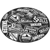 Sharkoon SKILLER SFM10, Tapis de protection Noir/Blanc
