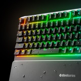 SteelSeries Apex 3, clavier gaming Noir, Layout FR, SteelSeries Whisper-Quiet, LED RGB