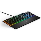 SteelSeries Apex 5 RGB clavier gaming mécanique Noir, Layout US (QWERTY), Hybrid Mechanical Blue, 100%