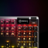 SteelSeries Apex 5 RGB clavier gaming mécanique Noir, Layout US (QWERTY), Hybrid Mechanical Blue, 100%