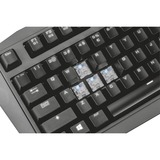 Trust GXT 880 Mechanical Gaming Keyboard Noir, Mise en page aux États-Unis, GXT-blanc