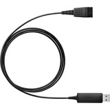 Jabra 230-09 accessoire pour casque /oreillettes Cable, Adaptateur Noir, Cable, Noir
