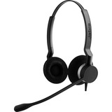 Jabra Biz 2300 Duo Casque Avec fil Arceau Bureau/Centre d'appels Noir, Casque d'écoute Noir, Casque, Arceau, Bureau/Centre d'appels, Noir, Binaural, 1,075 m