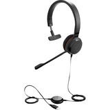 Jabra Evolve 30 II Casque Avec fil Arceau Bureau/Centre d'appels Noir  on-ear Noir, Avec fil, 150 - 7000 Hz, Bureau/Centre d'appels, 142 g, Casque, Noir