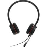 Jabra Evolve 30 II MS Stereo casque on-ear Noir