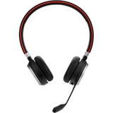 Jabra Evolve 65 MS Duo, Casque d'écoute Noir/Argent