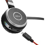 Jabra Evolve 65 UC Stereo Casque Avec fil &sans fil Arceau Bureau/Centre d'appels Micro-USB Bluetooth Noir, Casque/Écouteur Noir/Argent, Avec fil &sans fil, Bureau/Centre d'appels, 310 g, Casque, Noir