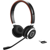 Jabra Evolve 65 UC Stereo Casque Avec fil &sans fil Arceau Bureau/Centre d'appels Micro-USB Bluetooth Noir, Casque d'écoute Noir/Argent, Casque, Arceau, Bureau/Centre d'appels, Noir, Binaural, Volume +, Volume +