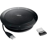 Jabra SPEAK 510+ haut-parleur Universel USB/Bluetooth Noir, Mains libres Noir, Universel, Noir, 100 m, Boutons, Omnidirectionnel, Avec fil &sans fil