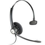 Plantronics Entera HW111N QD Casque Arceau Noir, Casque d'écoute Noir/Argent, Casque, Arceau, Bureau/Centre d'appels, Noir, Monophonique, Avec fil