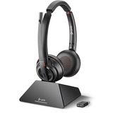 Plantronics Savi 8220 UC Casque Arceau Noir, Casque/Écouteur Noir, Casque, Arceau, Bureau/Centre d'appels, Noir, Binaural, Sans fil
