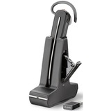 Plantronics Savi 8245 UC Casque Crochets auriculaires USB Type-C Bluetooth Noir, Casque/Écouteur Noir, Casque, Crochets auriculaires, Bureau/Centre d'appels, Noir, Monophonique, Avec fil &sans fil