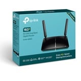 TP-Link Routeur Gigabit 4G+ Cat6 AC1200 sans fil double bande Archer MR600, WLAN-LTE-Routeur Noir, micro-SIM | Mifi | sans batterie