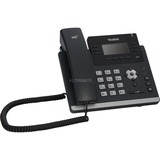 Yealink SIP-T41S téléphone fixe Noir 6 lignes LCD, Téléphone VoIP Noir, Téléphone IP, Noir, Combiné filaire, Sur bureau/mural, In-band, En dehors de la bande, Info SIP, 6 lignes