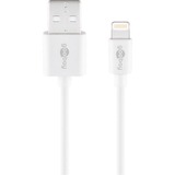goobay Apple Lightning Dual Charging Set 2.4 A, Chargeur Blanc