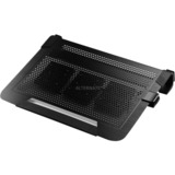 Cooler Master NotePal U3 Plus système de refroidissement pour ordinateurs portables 48,3 cm (19") 1800 tr/min Noir, Refroidisseur PC portable Noir, 48,3 cm (19"), 3 pièce(s), 8 cm, 950 tr/min, 1800 tr/min, 15,42 cfm