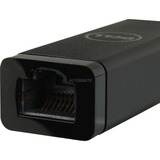 Dell 470-ABBT carte réseau Ethernet 1000 Mbit/s, Adaptateur Noir, Avec fil, USB, Ethernet, 1000 Mbit/s, Noir