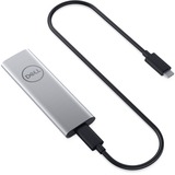 Dell SD1-U0250 250 Go Platine, Argent, SSD Argent, 250 Go, USB Type-C, 3.2 Gen 2 (3.1 Gen 2), 550 Mo/s, 0,55 Gbit/s, Platine, Argent