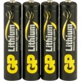 GP Batteries Lithium primaire 24LF, Batterie Noir, 4 pièces