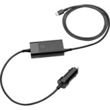 HP 65W USB-C Auto , Bloc d'alimentation Noir