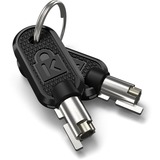 Kensington Câble de sécurité ClickSafe 2.0 à clé pour encoches Wedge, Verrou antivol Noir, 1,8 m, Kensington, Clé, Acier au carbone, Noir, Argent