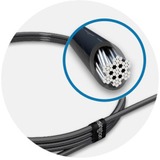 Kensington Câble de sécurité ClickSafe 2.0 à clé pour encoches Wedge, Verrou antivol Noir, 1,8 m, Kensington, Clé, Acier au carbone, Noir, Argent