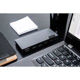 Lenovo Hub de voyage USB-C alimenté, Station d'accueil Noir, USB, HDMI, VGA, RJ-45