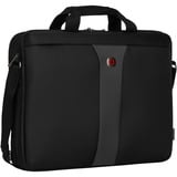 Wenger LEGACY sacoche d'ordinateurs portables 43,2 cm (17") Malette Noir, Sac PC portable Noir, Malette, 43,2 cm (17"), Sangle épaule
