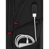 Wenger Pegasus Ballistic Deluxe, Sac à dos Noir, Jusqu'à 16 pouces