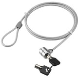 goobay Cadenas de sécurité pour PC portables, Antivol Noir
