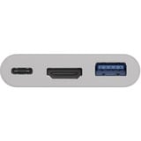 goobay USB-C > HDMI + PD, Adaptateur Blanc, 0,15 mètres