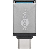 goobay USB-C > USB-A 3.0 SuperSpeed, Adaptateur Gris