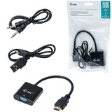 i-tec HDMI vers VGA 1080p / 60 Hz, Adaptateur Noir