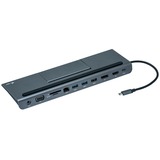 i-tec USB-C Metal Low Profile 4K Triple Display, Station d'accueil anthracite