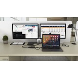 i-tec USB-C > Double DisplayPort, Adaptateur Noir, 0,3 mètre, 4K