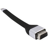 i-tec USB-C > VGA plat, Adaptateur Noir, 0,13 mètre