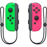 Nintendo Joy-Con Noir, Gris, Rose Bluetooth Manette de jeu Analogique/Numérique Nintendo Switch, Commande de mouvement néon vert/néon rose, Manette de jeu, Nintendo Switch, Croix directionnelle, Analogique/Numérique, Sans fil, Bluetooth