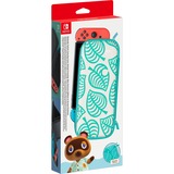 Nintendo Pochette (Animal Crossing : New Horizon Edition) et film de protection, Sac Blanc/Vert