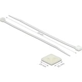 DeLOCK 18677 support d'attache-câble Blanc Nylon 10 pièce(s), Serre-câble Blanc, Blanc, Nylon, 10 pièce(s)