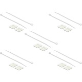DeLOCK 18833 support d'attache-câble Blanc Nylon 10 pièce(s), Serre-câble Blanc, Blanc, Nylon, 10 pièce(s)