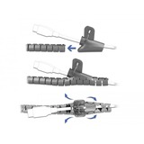 DeLOCK 18845 protecteur de câbles Gaine de protection de câble Gris, Tuyau flexible de câble Gris, Gaine de protection de câble, Gris, Polyéthylène, 2,5 m, 2,5 cm