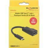 DeLOCK 62748 adaptateur graphique USB 4096 x 2160 pixels Noir Noir, 4096 x 2160 pixels