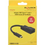 DeLOCK 62795 adaptateur graphique USB 3840 x 2160 pixels Noir Noir, 3840 x 2160 pixels