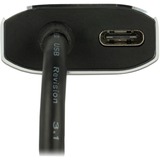 DeLOCK 62989 câble vidéo et adaptateur 0,2 m USB Type-C VGA (D-Sub) Gris Gris foncé, 0,2 m, USB Type-C, VGA (D-Sub), Mâle, Femelle, Droit