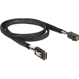DeLOCK 83389 câble Serial Attached SCSI (SAS) 1 m Noir, Adaptateur Noir, 1 m, Mini SAS HD x 4 SFF 8643, Mini SAS x 4 36 Pin SFF 8087, Mâle/Mâle, Noir